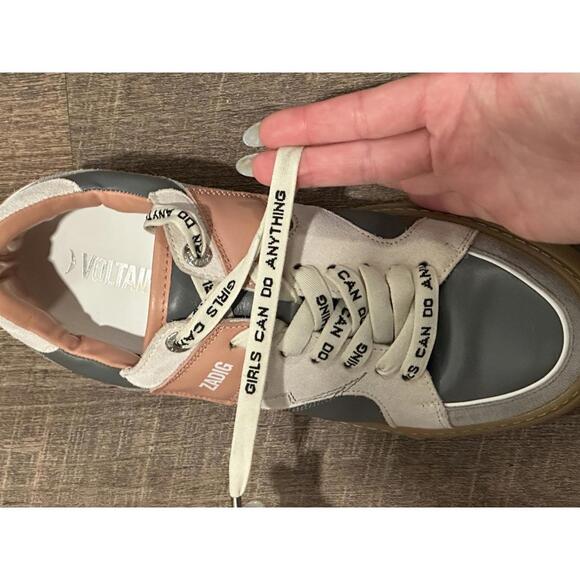 Zadig & Voltaire Board Top Patch Sneakers Leather/Suede - Picture 3 of 7